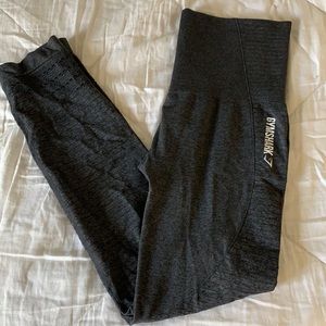 Dark Gray Gym shark leggings